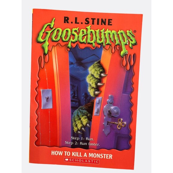 Goosebumps "How To Kill A Monster" By R.L. Stine Scholastic Inc. Paperback Book - Picture 2 of 9